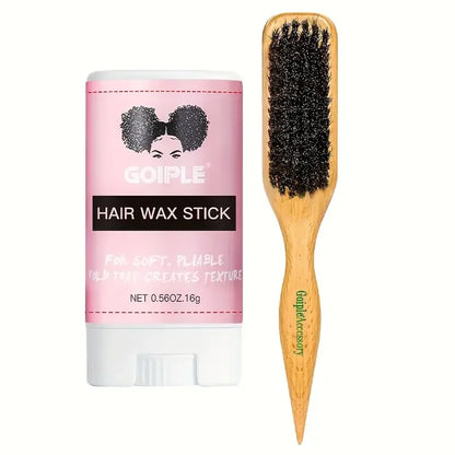GOIPLE Broken Hair Finishing Cream Clay Styling Accessories Non Greasy Edge Control Custom Logo Natural Smooth Wax Stick For Wig