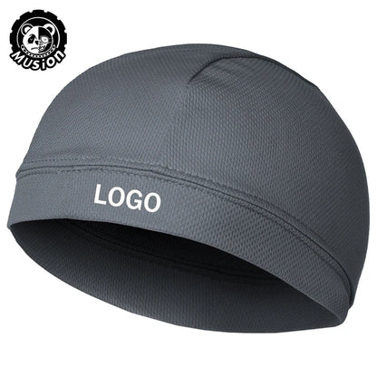 Musion Customized High-stretch Logo/Slogan Custom Personalized Sweat-absorbing Cap Super Cool Breathable Soft Hat for Cyclying