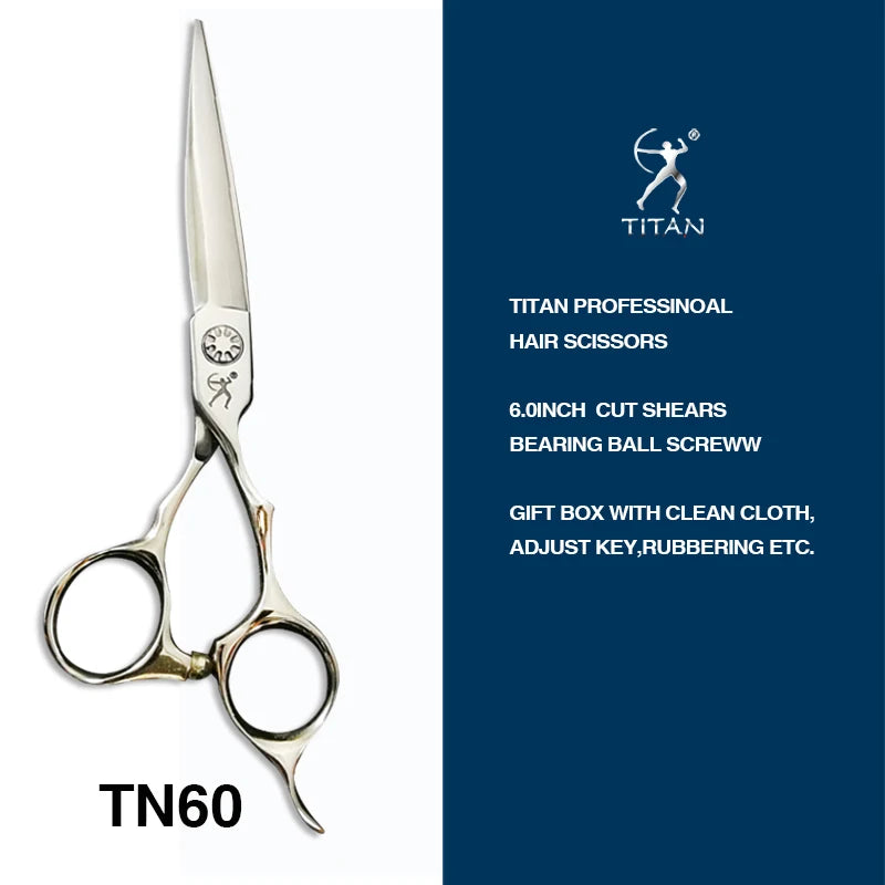 Titan professional barber hair scissor salon cutting  scissors hairdressing scissors Japan vg10 steel