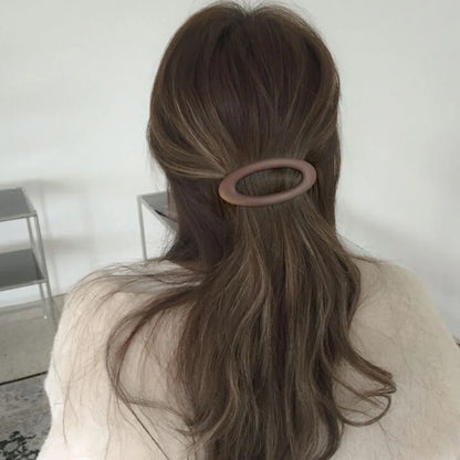 Matte Snap Hair Clips Women Hairpin Korean Hairclips Hair Barrette Ponytail Holder Girls Hair Accessories Hairgrips