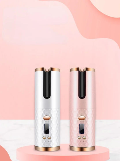 Portable Wireless Automatic Hair Curler 3 Color Options USB Charging Anti-Scalding Hair Curling Iron for Styling