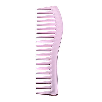 Resin Electroplating Hairdressing Comb Hair Brush Large Wide Tooth Comb Haircut Tool Salon Barber Combs Styling