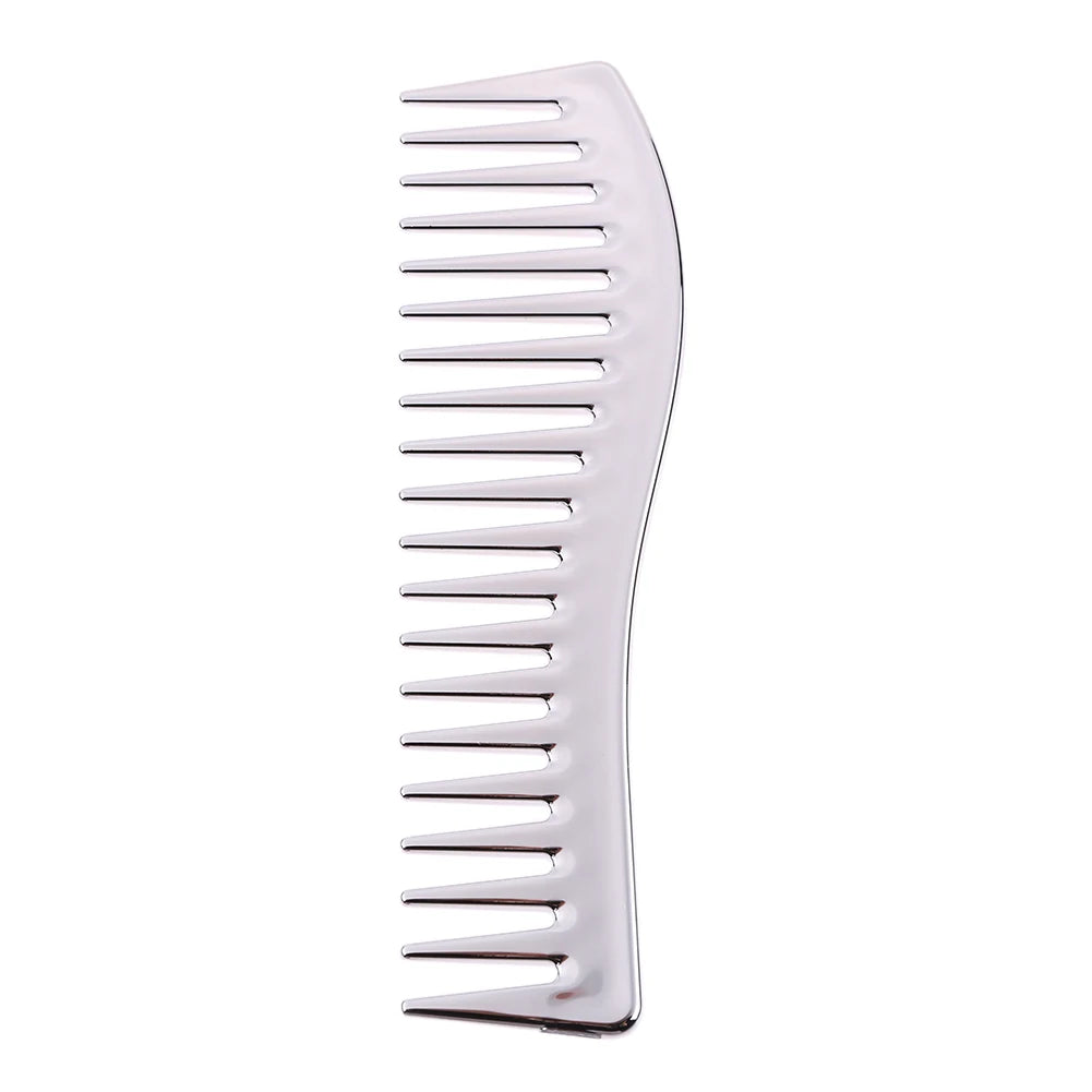 Resin Electroplating Hairdressing Comb Hair Brush Large Wide Tooth Comb Haircut Tool Salon Barber Combs Styling