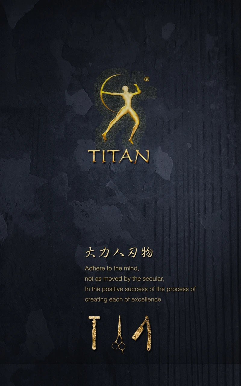 TITAN professional barber scissors hairdressing cutting thinning shear salon hair tool high-end cut scissors 6inch