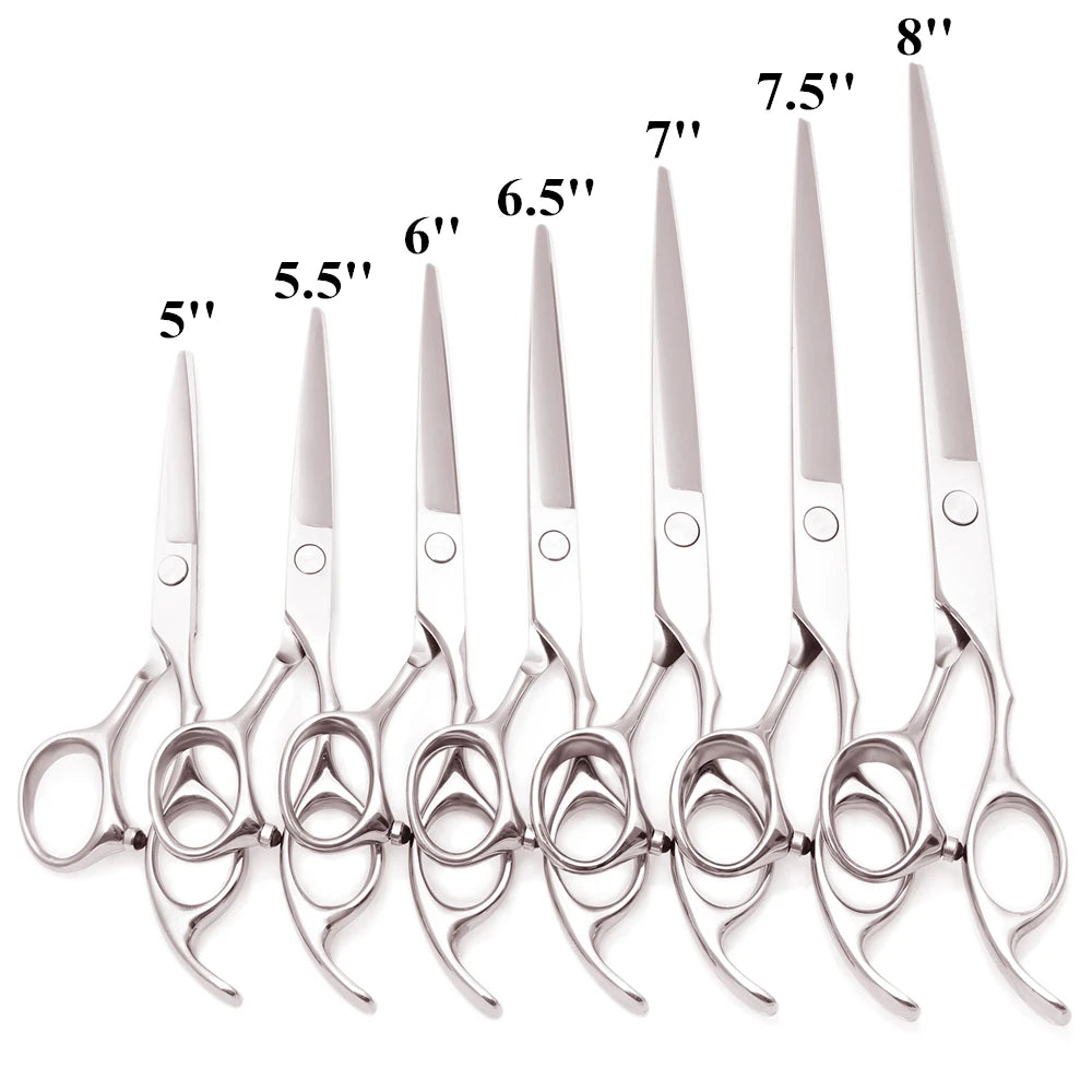 Professional Hair Scissors 5'' 6'' 7'' 8'' Japan Stainless Hairdressing Scissors Barber Thinning Shears Hair Cutting Scissors
