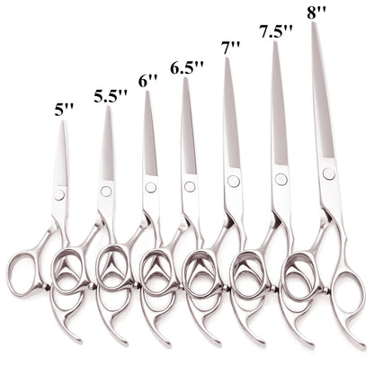 Professional Hair Scissors 5'' 6'' 7'' 8'' Japan Stainless Hairdressing Scissors Barber Thinning Shears Hair Cutting Scissors