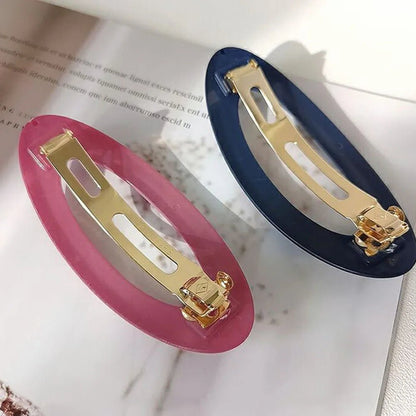 Matte Snap Hair Clips Women Hairpin Korean Hairclips Hair Barrette Ponytail Holder Girls Hair Accessories Hairgrips