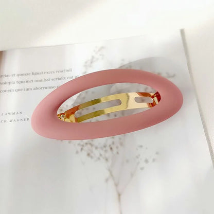 Matte Snap Hair Clips Women Hairpin Korean Hairclips Hair Barrette Ponytail Holder Girls Hair Accessories Hairgrips