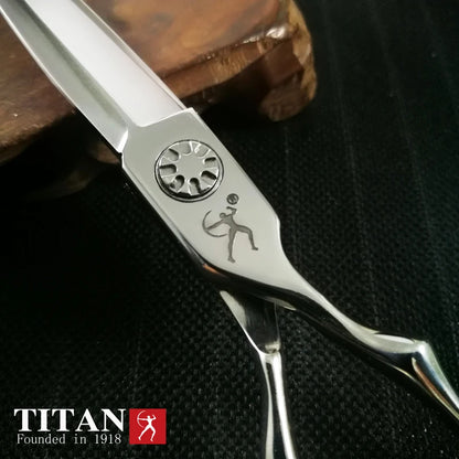 Titan professional barber hair scissor salon cutting  scissors hairdressing scissors Japan vg10 steel
