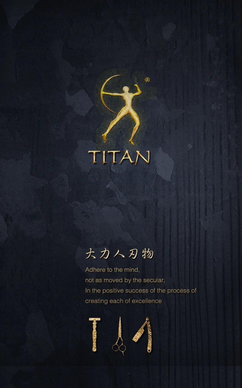 Titan professional barber hair scissor salon cutting  scissors hairdressing scissors Japan vg10 steel