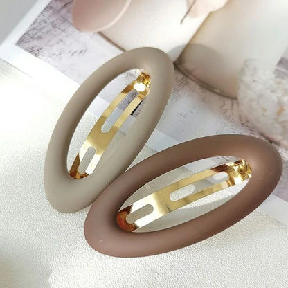 Matte Snap Hair Clips Women Hairpin Korean Hairclips Hair Barrette Ponytail Holder Girls Hair Accessories Hairgrips