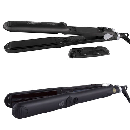 Steam Hair Straightener Professional Ceramic Vapor Flat Iron 450℉ Fast Heat Argan Oil Treatment Hair Care Tools