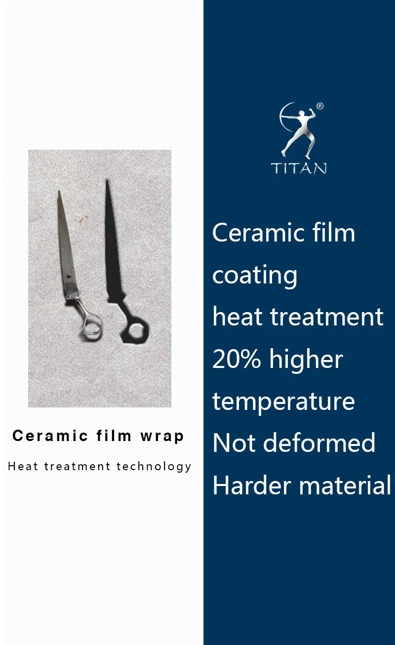 TITAN professional barber scissors hairdressing cutting thinning shear salon hair tool high-end cut scissors 6inch