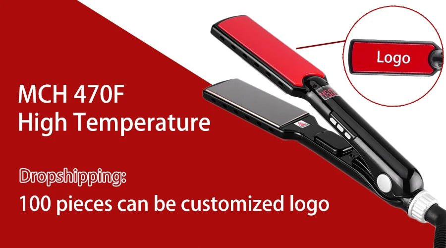 Steam Hair Straightener Professional Ceramic Vapor Flat Iron 450℉ Fast Heat Argan Oil Treatment Hair Care Tools