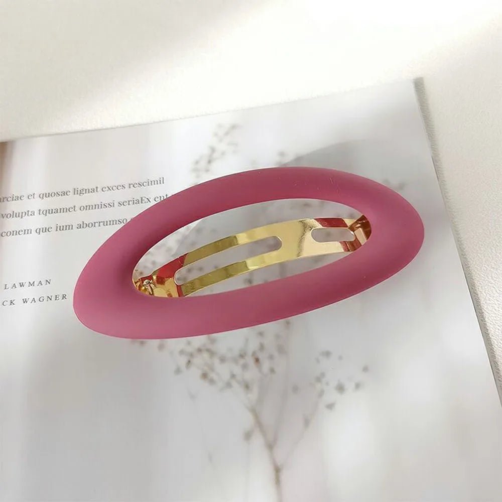 Matte Snap Hair Clips Women Hairpin Korean Hairclips Hair Barrette Ponytail Holder Girls Hair Accessories Hairgrips