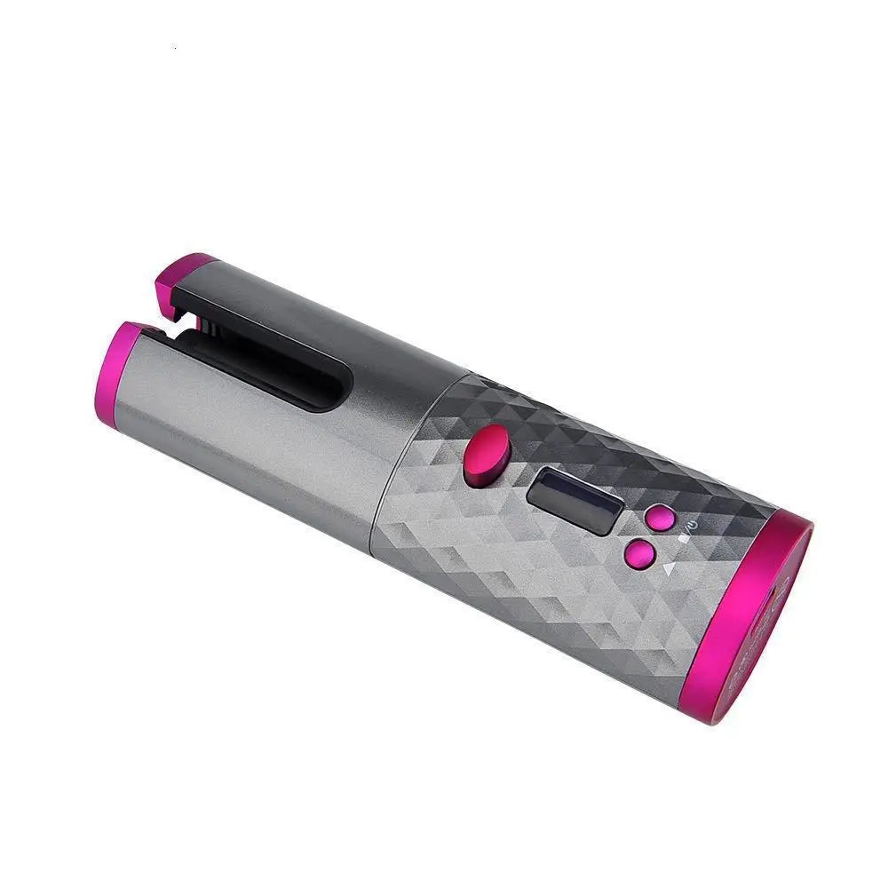 Portable Wireless Automatic Hair Curler 3 Color Options USB Charging Anti-Scalding Hair Curling Iron for Styling