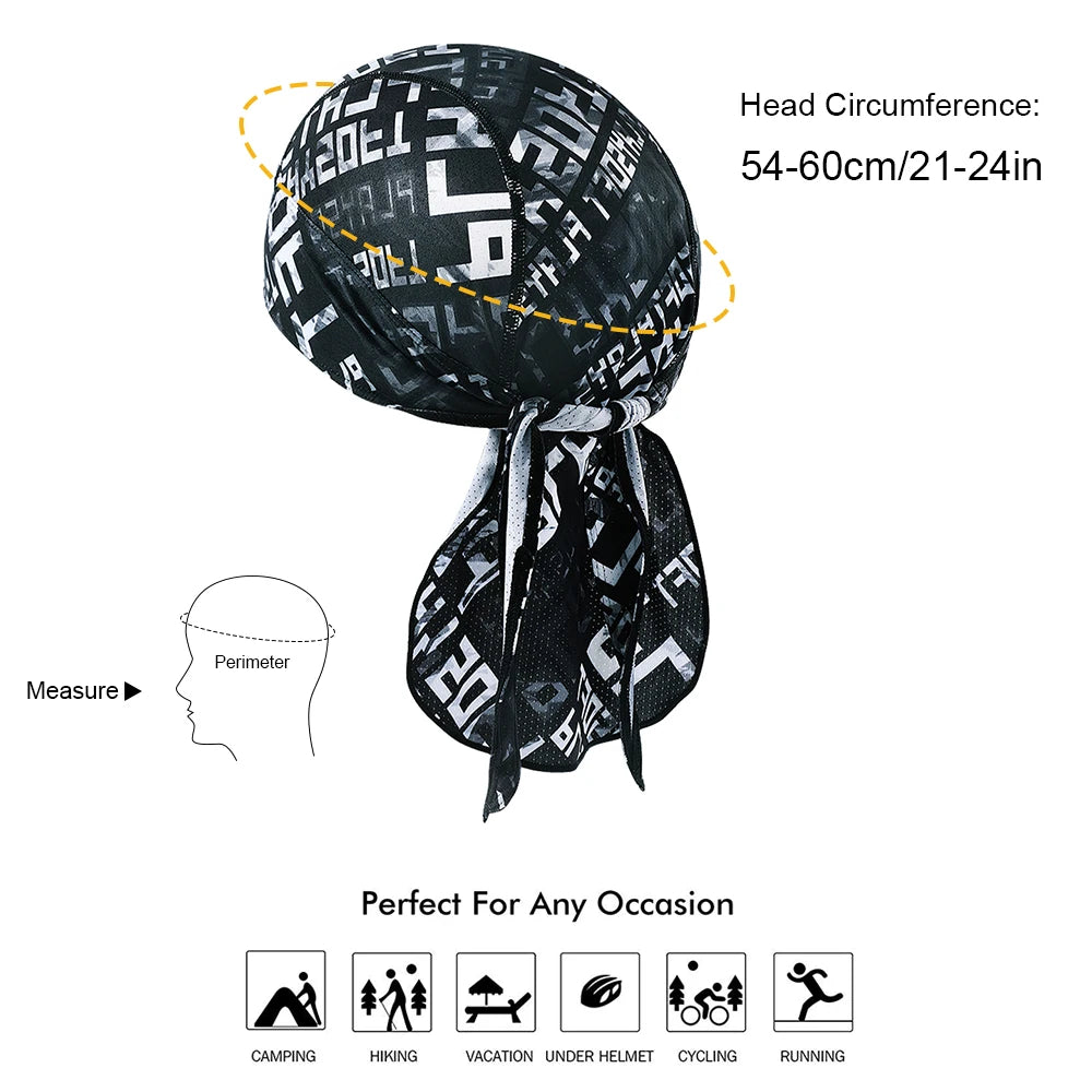 Summer  Men Women Cycling Pirate Cap Outdoor Sports Running Fishing Bicycle Golf Bandanas Cycle Head Scarf Hiking Headscarf