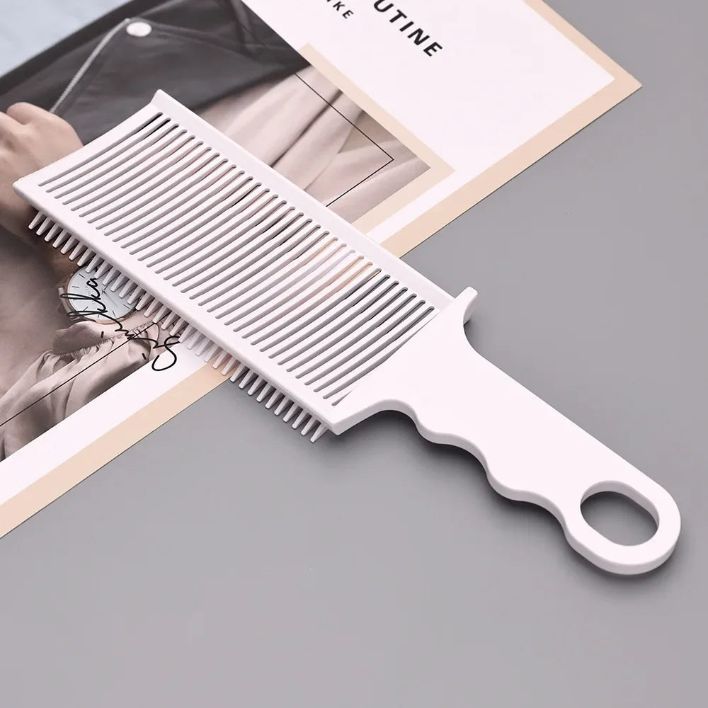 5Pcs Professional Barbershop/home Hair Clippers - Men's Flat Top Hair Cutting Comb Salon Styling Tools