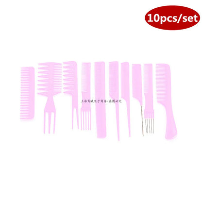 New Arrivals Men Women Beauty Salon Hair Styling Hairdressing Black Plastic Brush Combs Anti-static Hairbrush Modelling Tools