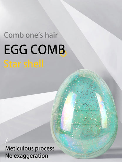 Mini Detangling Hair Brush Egg Round Shape Scalp Massage Hairbrush Tangled Hair Comb Salon Hairdress Hair Styling Comb Travel