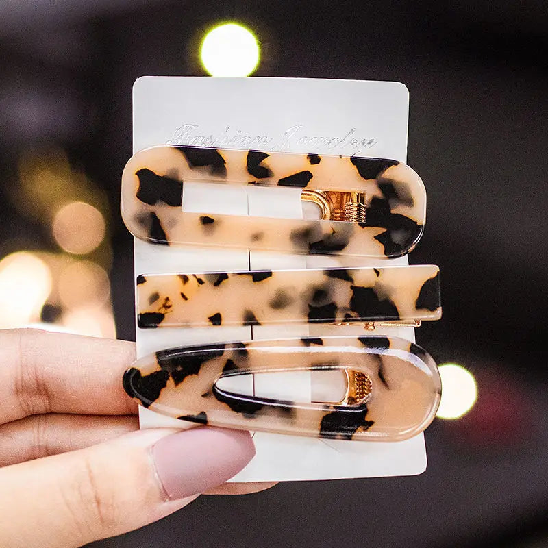 2/3pcs Hair Clip Set Acetate Hairpin Women Hair Accessories Jewelry Korean Femme Barrettes Hairgrip For Woman Girls Headwear