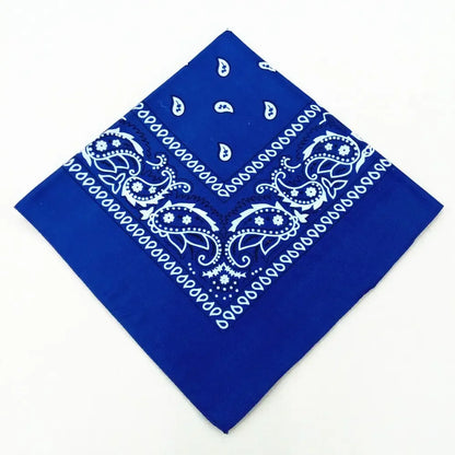 Bohemian Print Bandana Paisley Pattern Headbands Hiphop  kerchief Outdoor Unisex Headband Wrist Wraps Face Mask Handkerchief