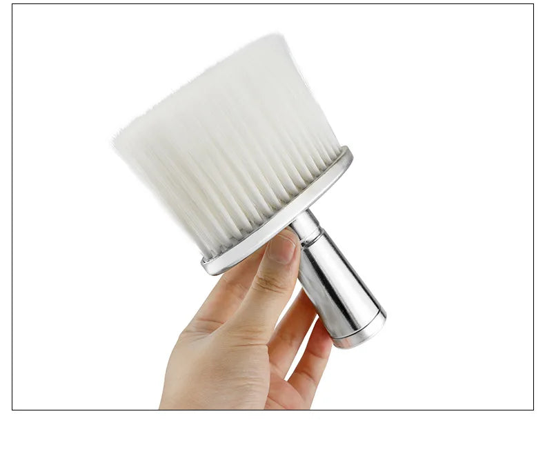 Soft Hair Brush Neck Face Duster Hairdressing Hair Cutting Broken Hair Cleaning Brush for Barber Salon Hairdressing Styling Tool