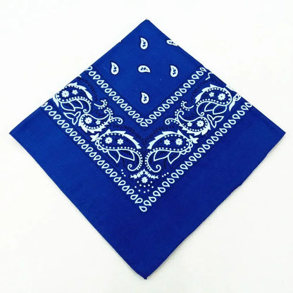 Bohemian Print Bandana Paisley Pattern Headbands Hiphop  kerchief Outdoor Unisex Headband Wrist Wraps Face Mask Handkerchief