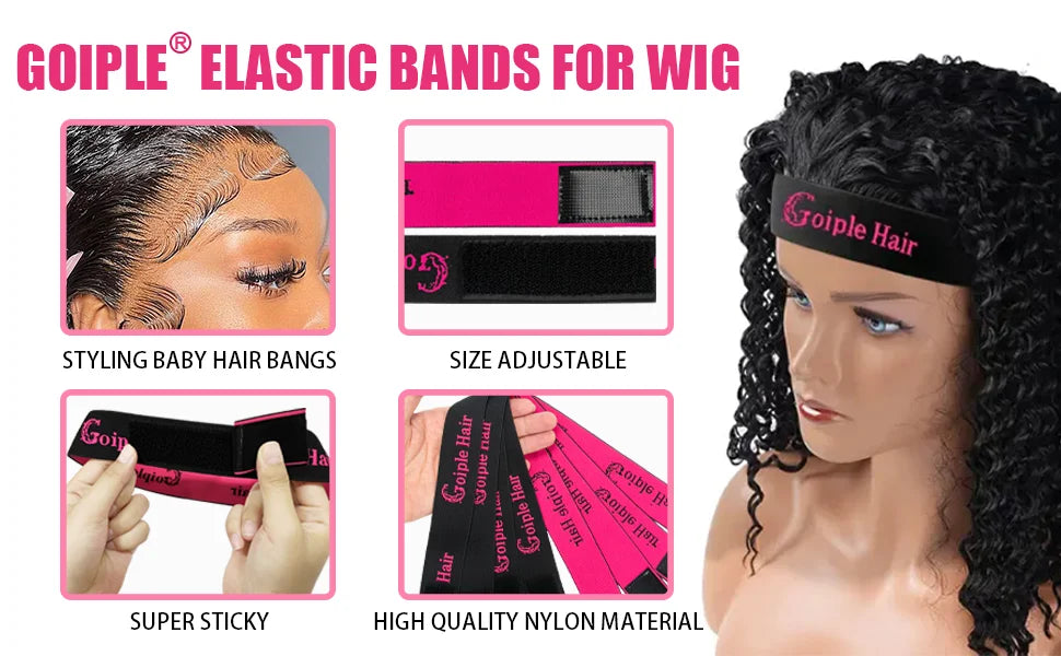 Rose & Black Castor Oil for Hair Growth Edge Control Wax Set No Flaking Black Hair Edge Styling Gel Smoother Braid Bonnet