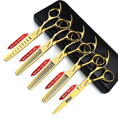Cutting Thinning 6inch/6.5/7inch/7.5 inch Scissors Japan Professional hairdressing Scissors Barber Sharp Hair Cutting Shears