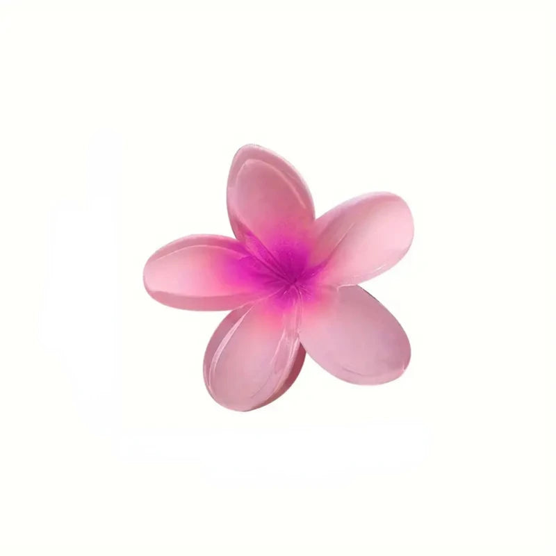2/4PCS Fashion Women Flower Hair Clips Vacation Bohemia Egg Flower Shark Clips Barrettes Girls Large Hairpins Hair Accessories