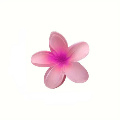 2/4PCS Fashion Women Flower Hair Clips Vacation Bohemia Egg Flower Shark Clips Barrettes Girls Large Hairpins Hair Accessories