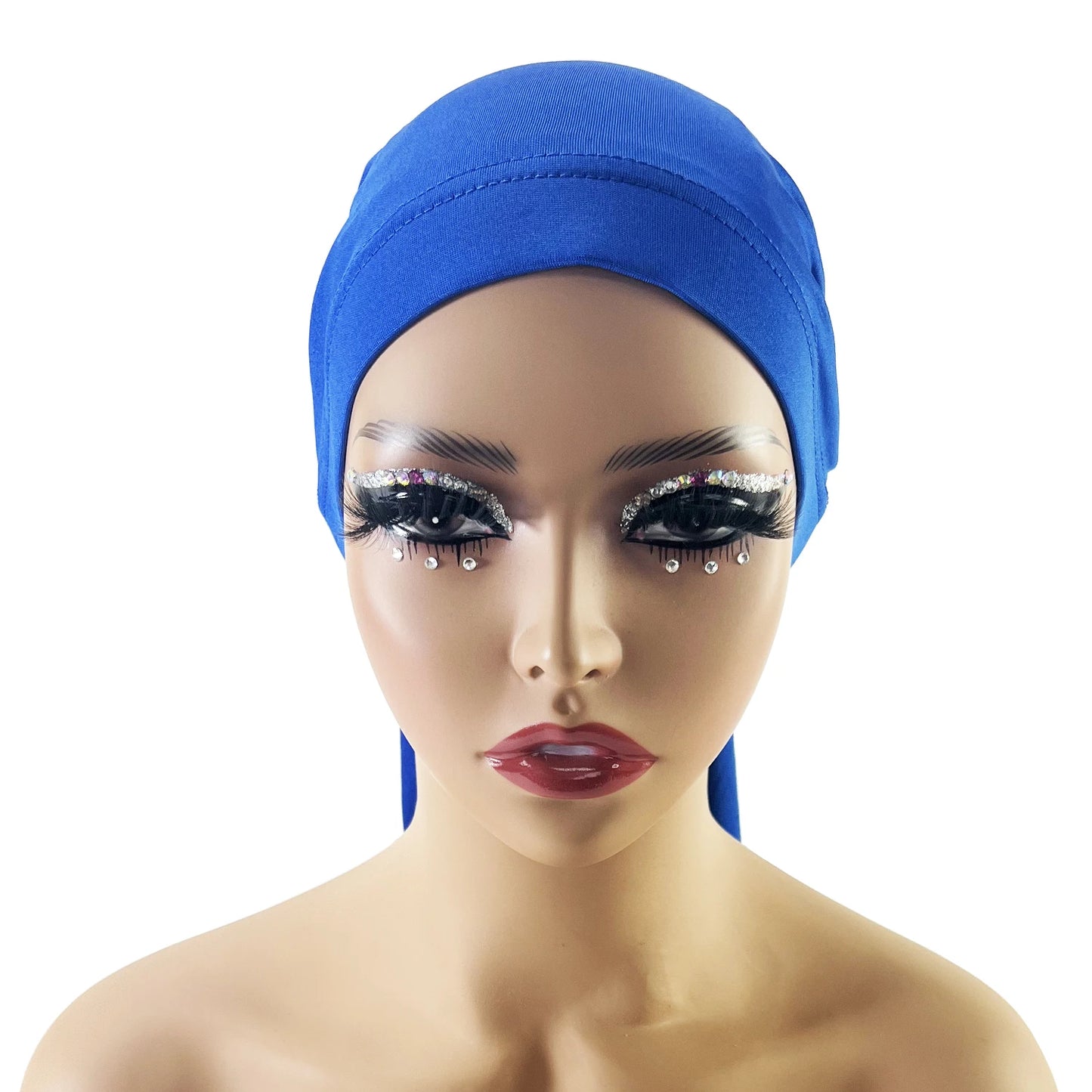 Loccap Unixes Braids Dreadlocks Opening at both ends Spandex Long Tail Bonnet Cap