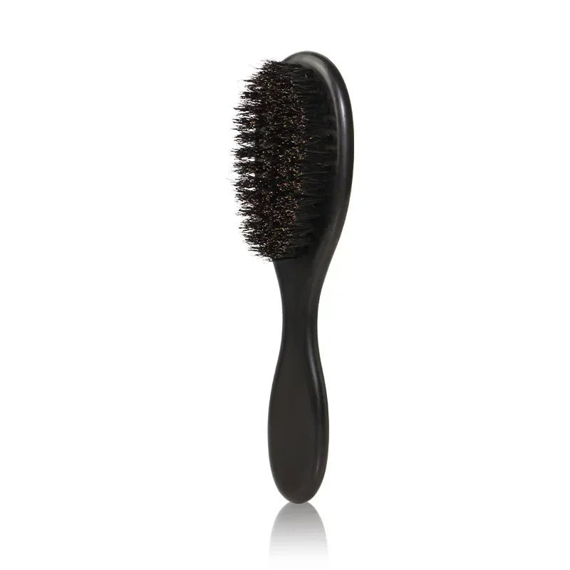 Men's Professional Barber Shaving Beard Brush Removal Neck Dusting Horse Hairbrush Face Mustache Salon Cleaning Styling Tools