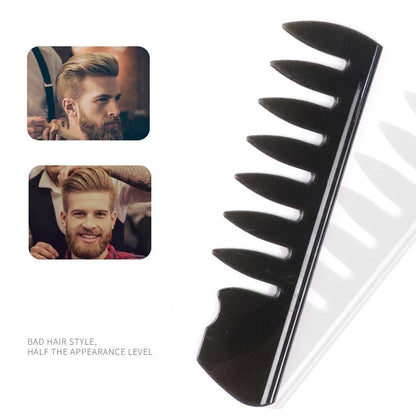 Plastic Wide Tooth Curl Comb Detangling Hair Brush Oil Texture Comb for Curly Wet Hair Cutting Combs Barber Salon Styling Tools