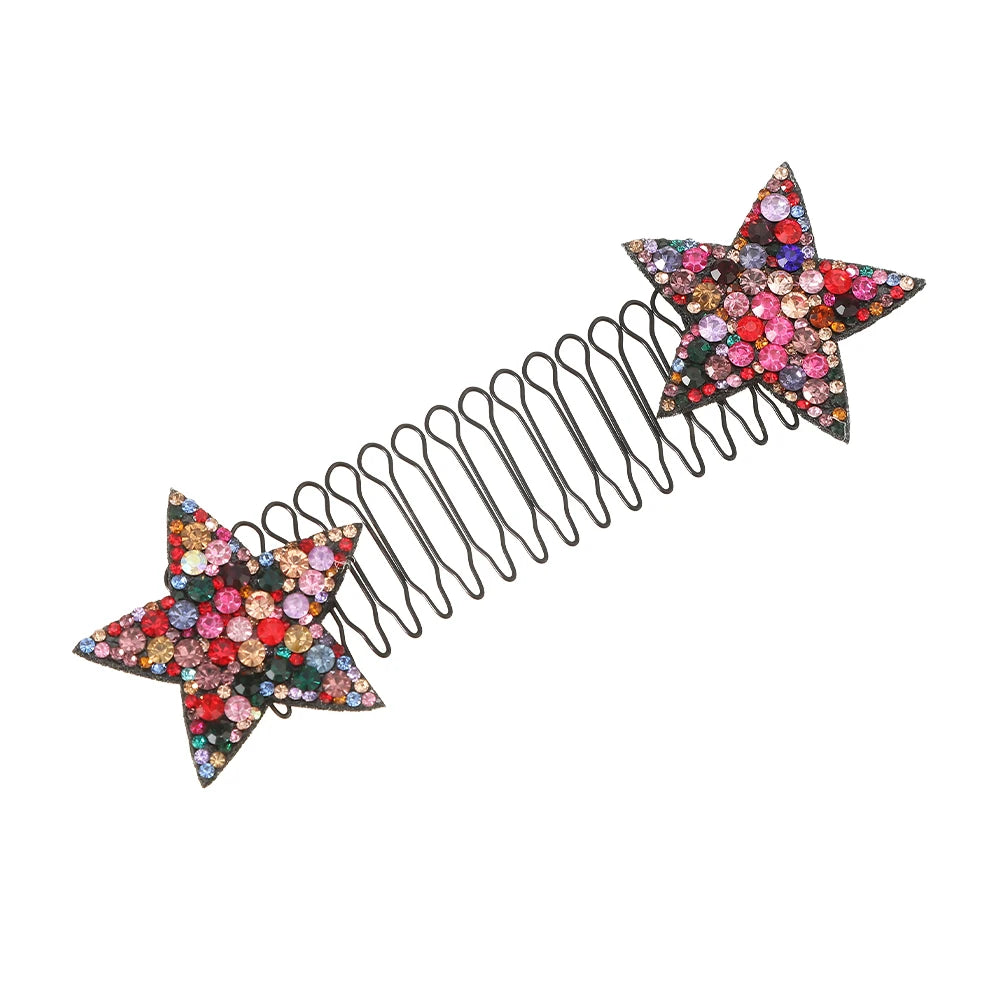AWAYTR Women Invisible Broken Hair Hairpin Adult Tiara Tools Roll Curve Needle Bangs Fixed Insert Comb Styling Accessories