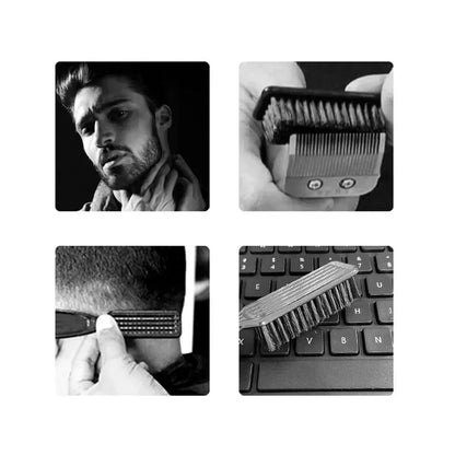Men Beard Brush Professional barbershop Moustache Cleaning Brush Hairdressing Anti Static Barber Hair Styling Comb Shaving Tools