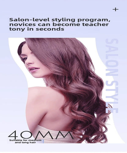 Automatic Curling Wand Fast Heated Hair Curler Women's Professional Hair Curler Curling Wand Effortless Get Long-Lasting Styling