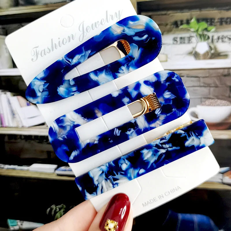 2/3pcs Hair Clip Set Acetate Hairpin Women Hair Accessories Jewelry Korean Femme Barrettes Hairgrip For Woman Girls Headwear