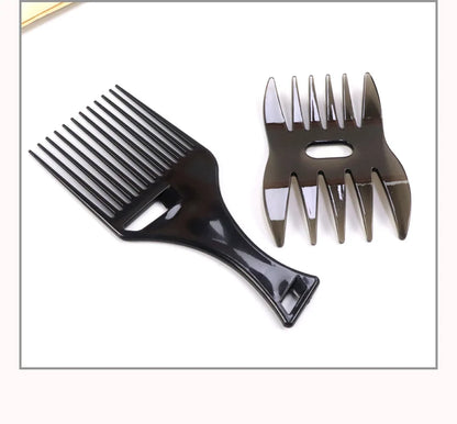 Plastic Wide Tooth Curl Comb Detangling Hair Brush Oil Texture Comb for Curly Wet Hair Cutting Combs Barber Salon Styling Tools
