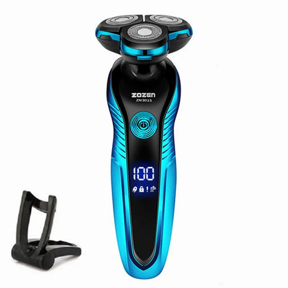 ZOZEN Electric Shaver Washable Rechargeable Electric Razor Shaving Machine for Men Body Hair Beard Trimmer Wet-Dry Use Washable