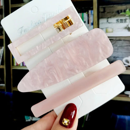 2/3pcs Hair Clip Set Acetate Hairpin Women Hair Accessories Jewelry Korean Femme Barrettes Hairgrip For Woman Girls Headwear