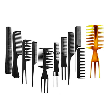 New Arrivals Men Women Beauty Salon Hair Styling Hairdressing Black Plastic Brush Combs Anti-static Hairbrush Modelling Tools