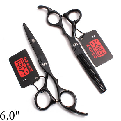 Barber Scissors Professional 5.5" 6" JP Stainless Cutting Shears Thinning Shears Hairdressing Scissors Haircut Set Makas H1010