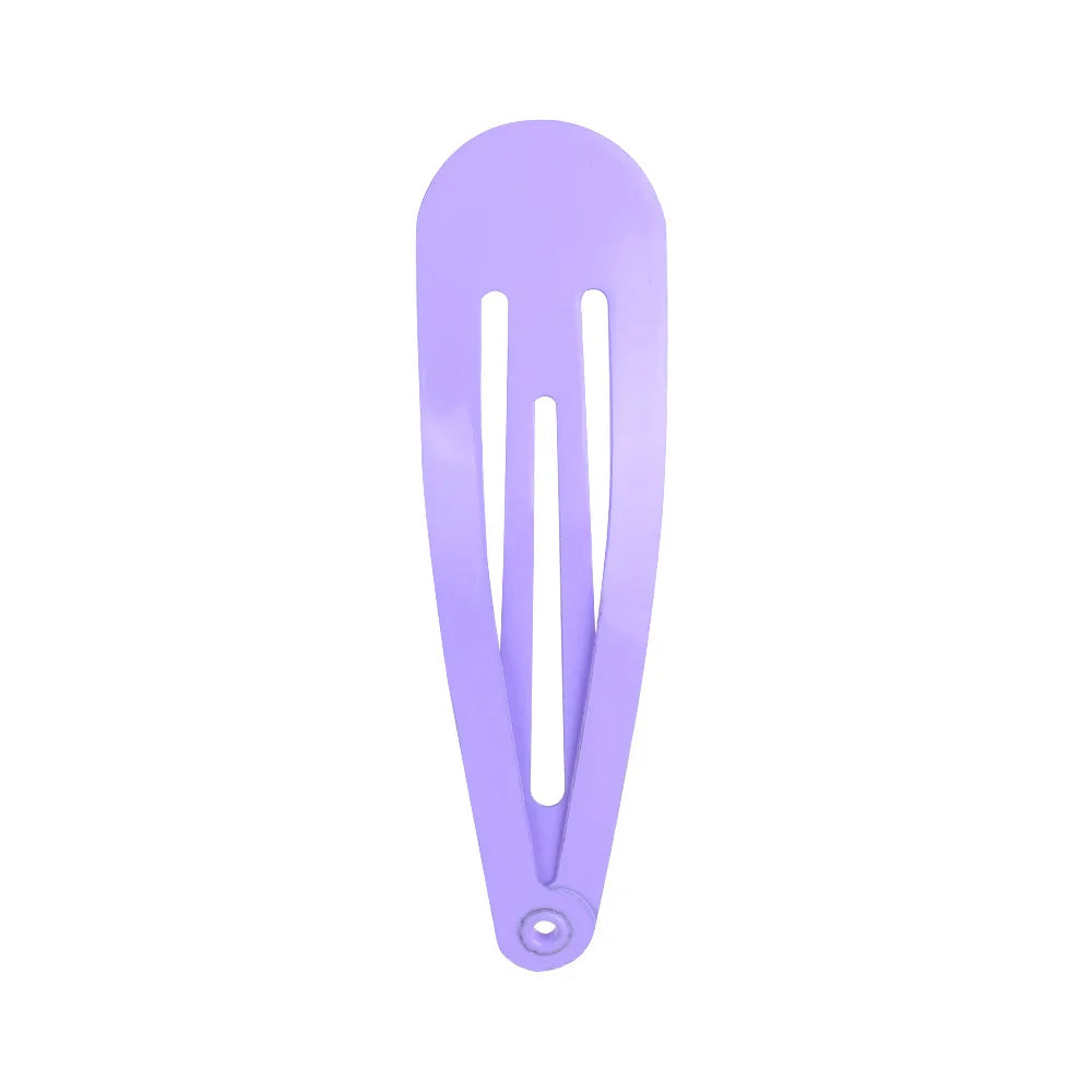 10Pcs Solid Colors BB Hairclips Girls Y2K Cute Small Barrettes Women Simple Metal Snap Clip Headdress Children Hair Accessories