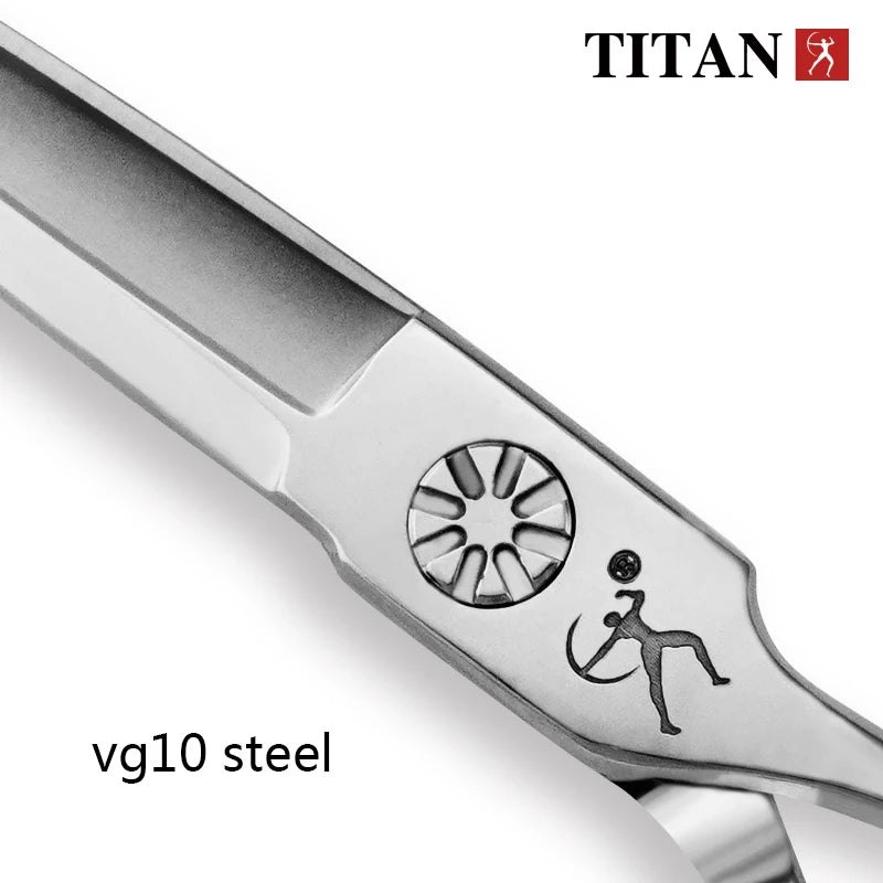 Titan professional barber hair scissor salon cutting  scissors hairdressing scissors Japan vg10 steel