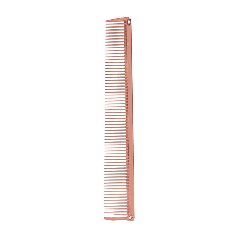1PC Aluminium Hair Comb Barber Hairdressing Combs Hair Cutting Brush Parting Hair Brush Barber Accessories Salon Styling Tools