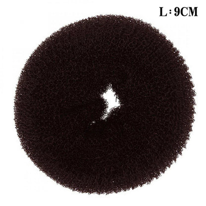 Fashion Hair Bun Maker Donut Magic Foam Sponge Easy Big Ring Hair Styling Tools Elastic Polyester Hair Band Accessories
