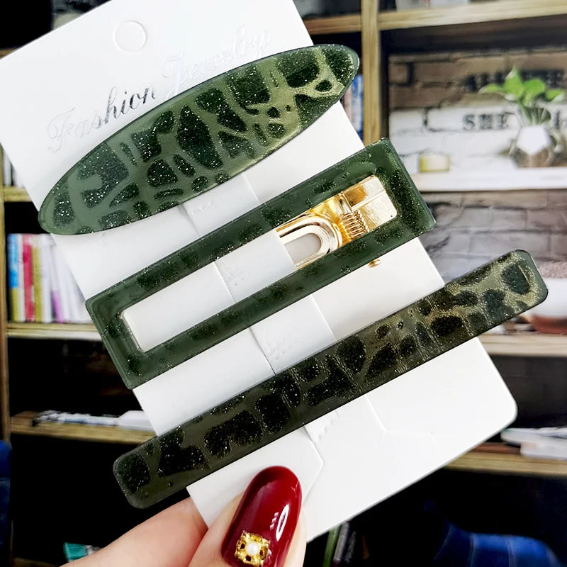 2/3pcs Hair Clip Set Acetate Hairpin Women Hair Accessories Jewelry Korean Femme Barrettes Hairgrip For Woman Girls Headwear