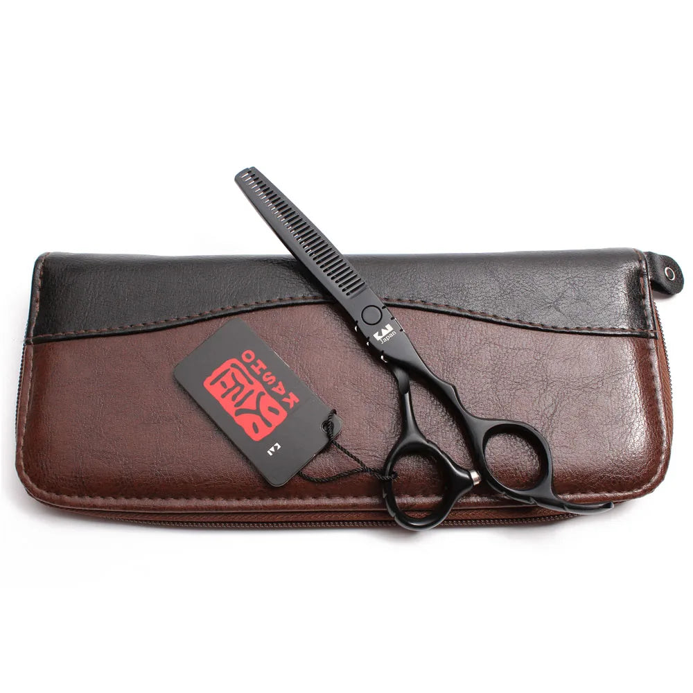 Barber Scissors Professional 5.5" 6" JP Stainless Cutting Shears Thinning Shears Hairdressing Scissors Haircut Set Makas H1010